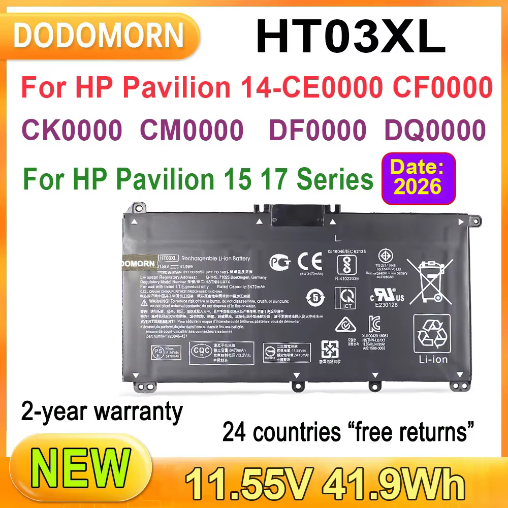 Nouveau ht03xl l1119 - 855 batterie d'ordinateur portable HP Pavilion 14 - ce 14 - CF 15 - CS 15 - d