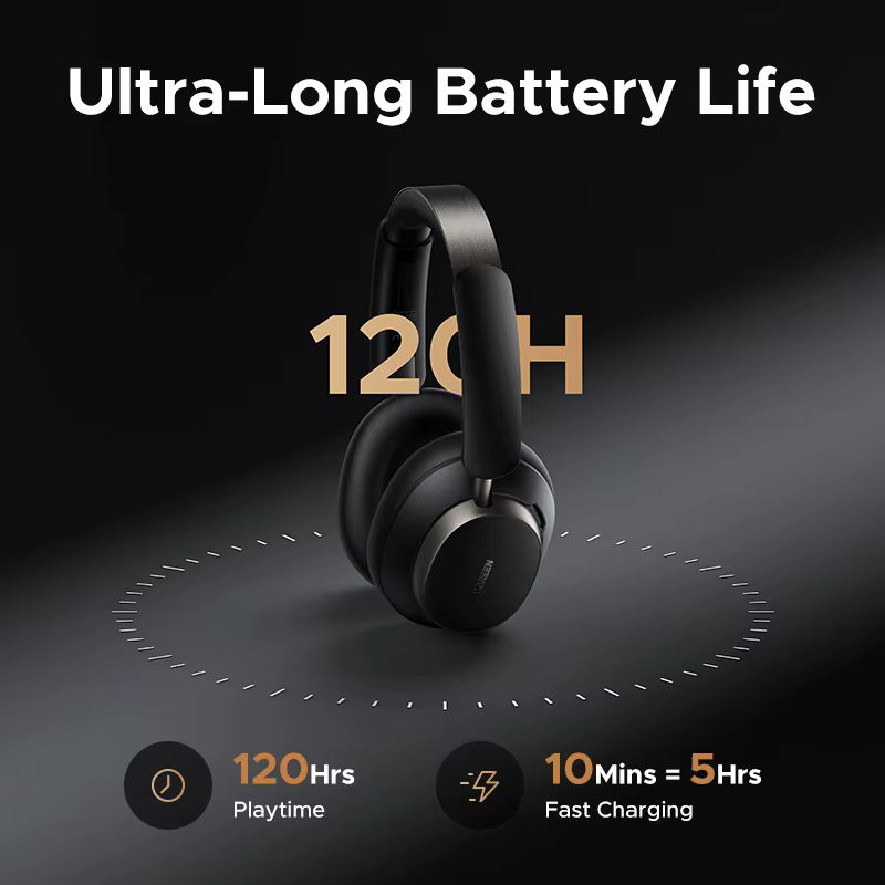 UGREEN Studio Pro 48dB ANC casque sans fil sur l'oreille Bluetooth écouteurs suppression Active du b
