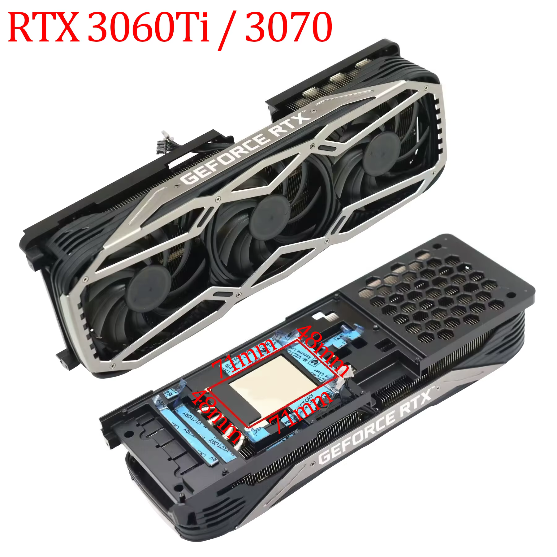  Ventilateur de remplacement de carte graphique d'origine pour Gainward / PNY / Leadtek RTX 3060Ti