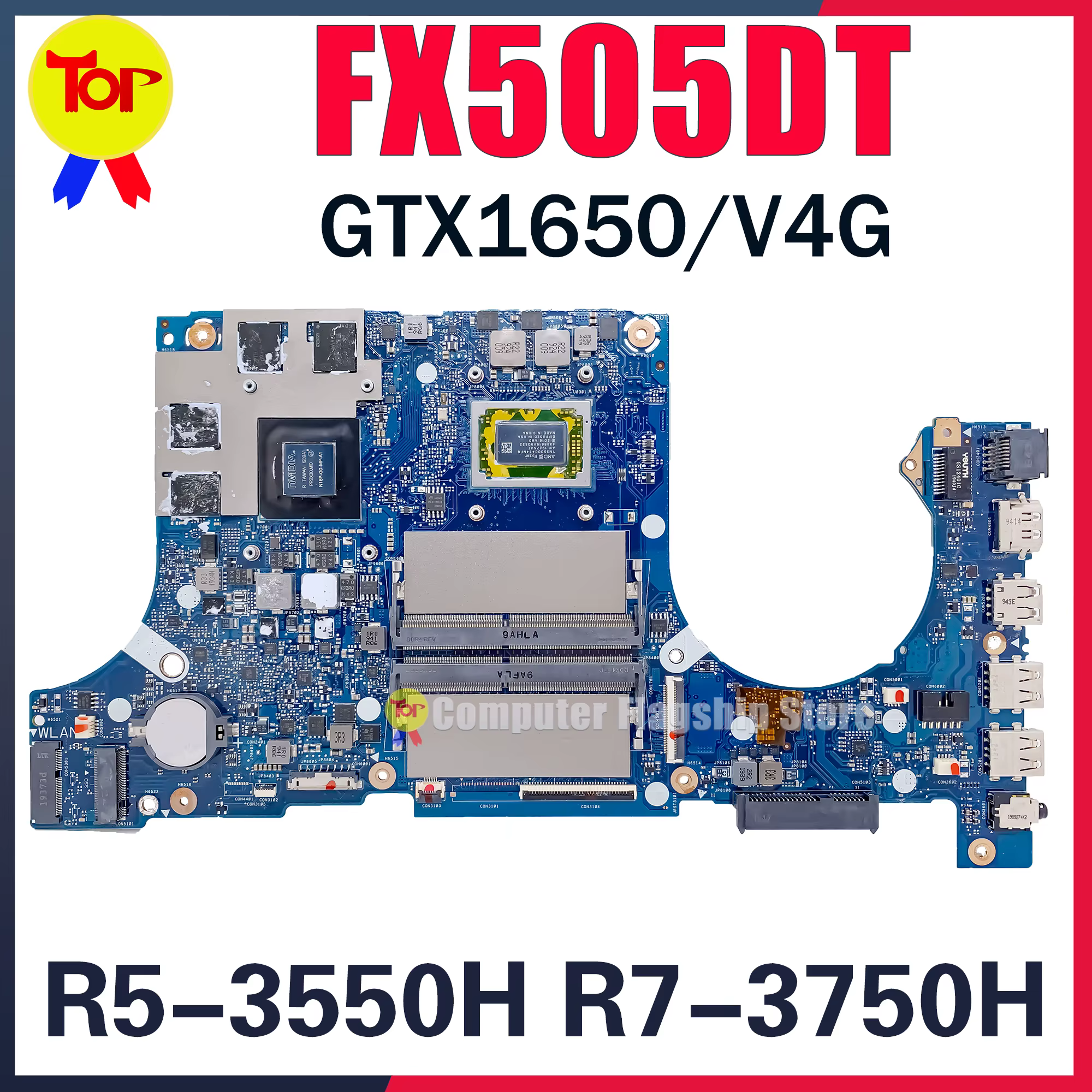 FX505D Ordinateur Portable Carte Mère Pour ASUS TUF Gaming FX505DT FX705DT FX95DT FX95D FX505esse FX