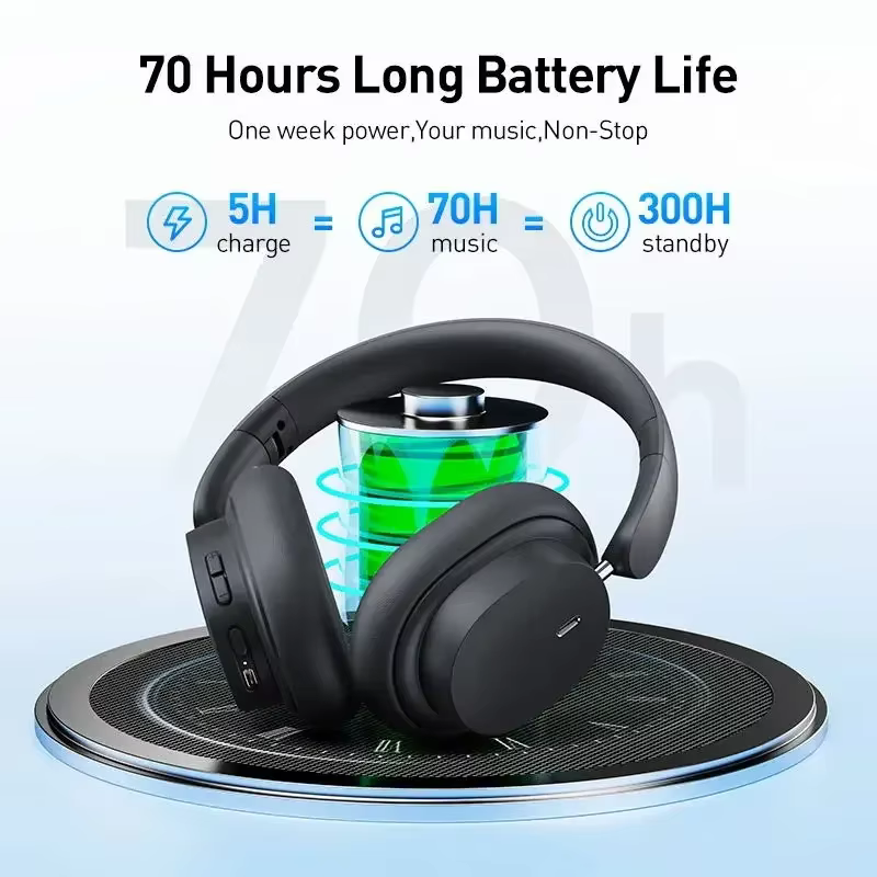 Baseus Bowie D05 casque sans fil Bluetooth 5.3 écouteur HIFI niveau casque 40mm pilote pliable sur l
