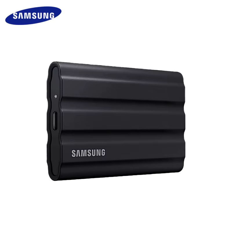 Samsung-Disque dur externe portable SSD T7 Shield, disque à semi-conducteurs, compatible avec ordina