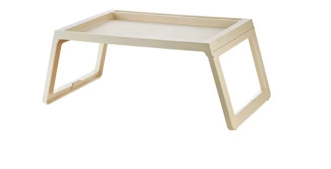 Bureau d'ordinateur portable pliable, table multifonctionnelle en plastique, idéale pour une utilisa