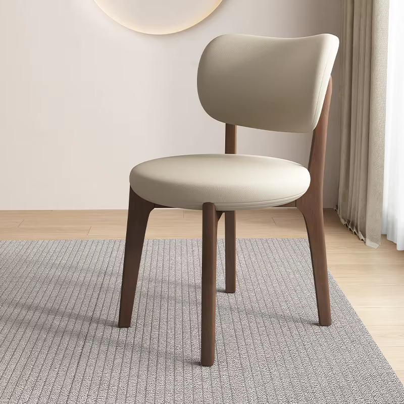 Chaise de salle à manger moderne en bois massif, confortable, pour la maison, le restaurant, l'hôtel