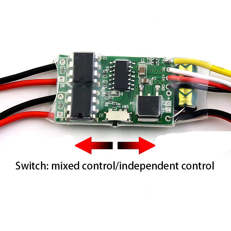 Touriste Way-Contrôleur de vitesse bidirectionnel brossé ESC 2s-3s Lipo 5a, pièces de rechange pour