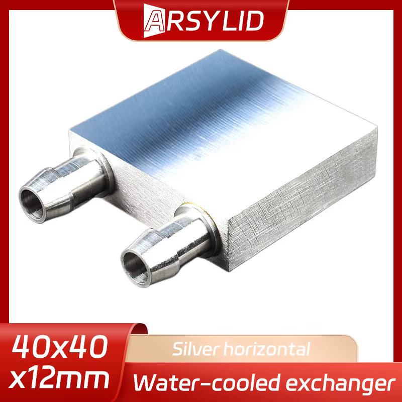 Échangeur refroidi à l'eau, bloc de refroidissement en aluminium, dissipateur thermique à eau liquid