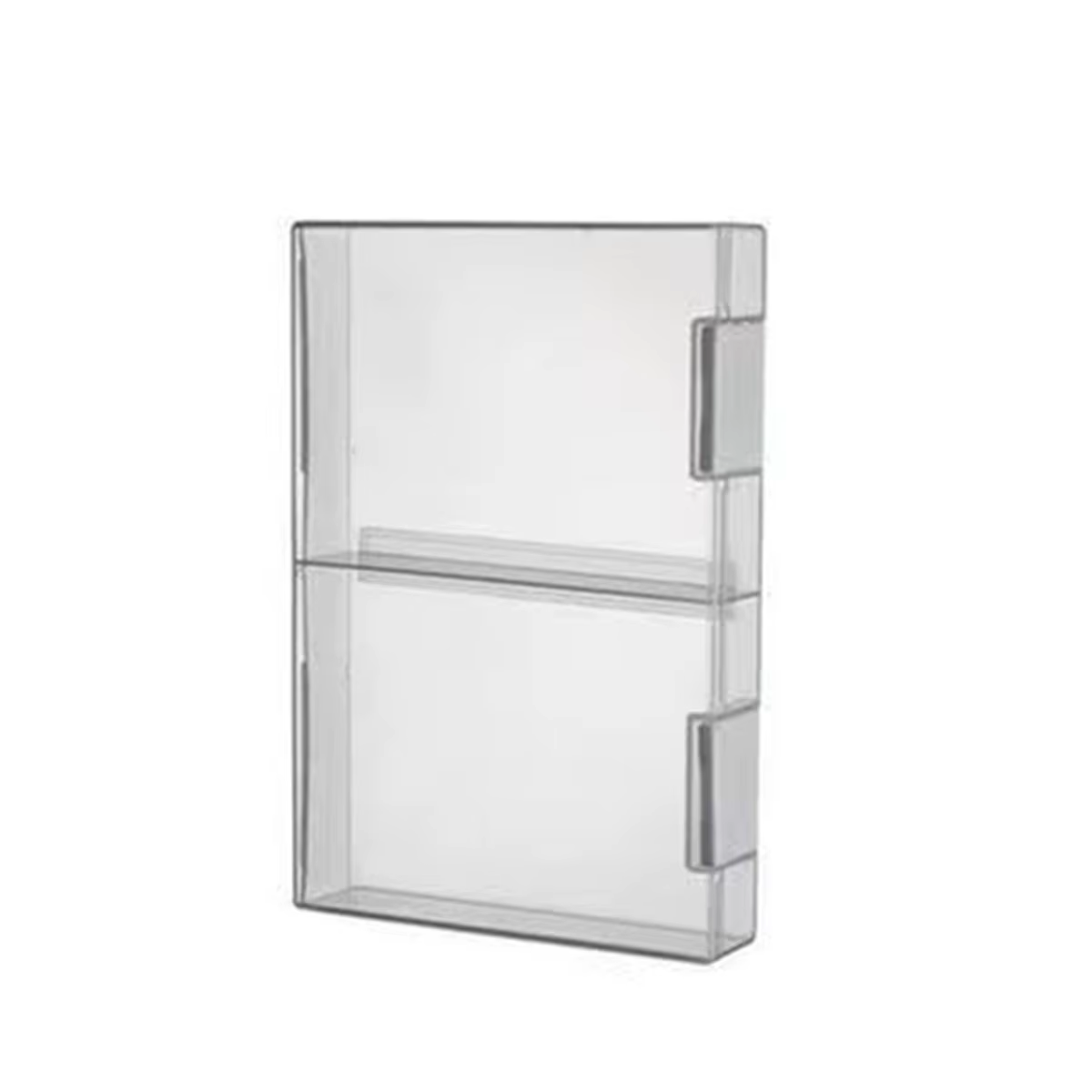 Boîte de rangement en plastique grande capacité pour cartes postales, organiseur de photos divisé, é