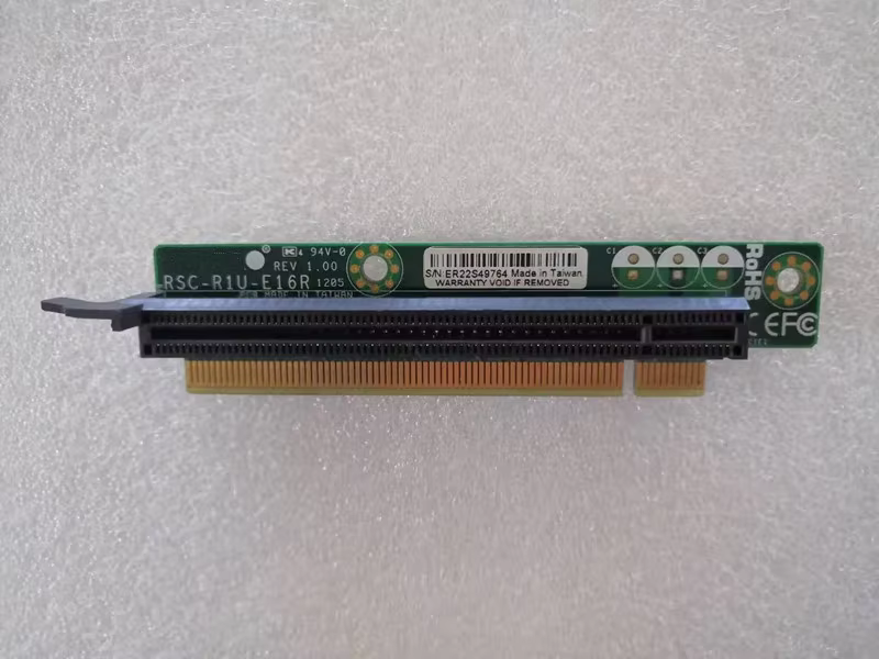 Carte montante PCI-E RSC-R1U-E16R 1U 16X PCI-E