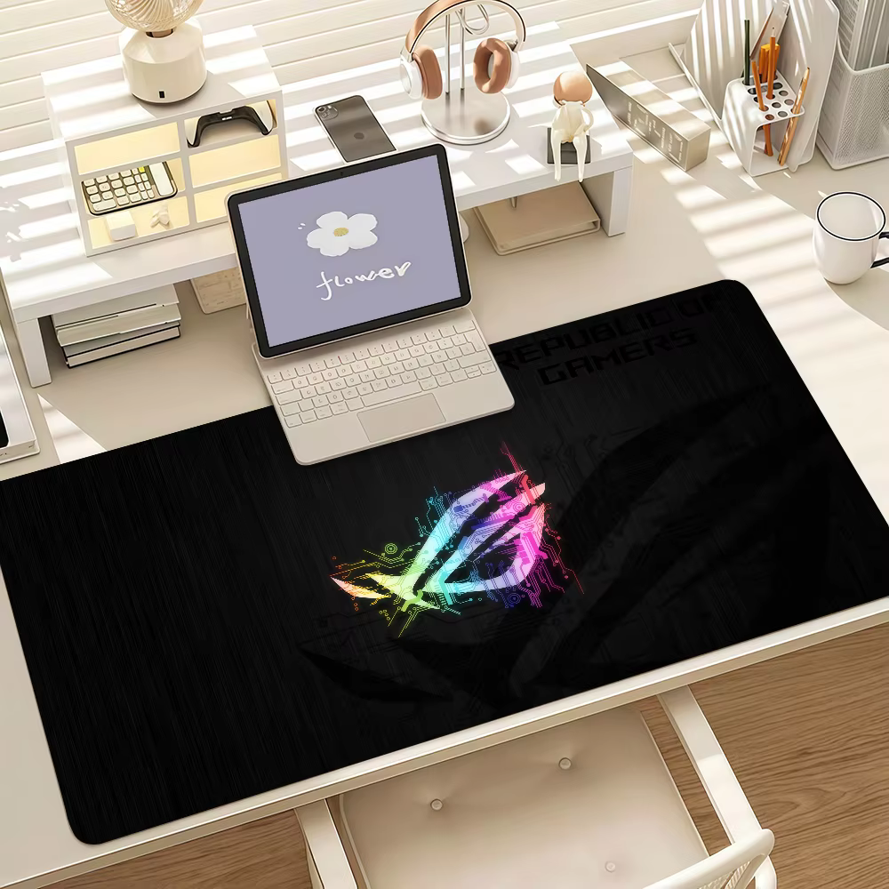 Tapis de souris de jeu R-ROG-S, bord en caoutchouc antidérapant, épaissi, tapis de bureau pour ordin