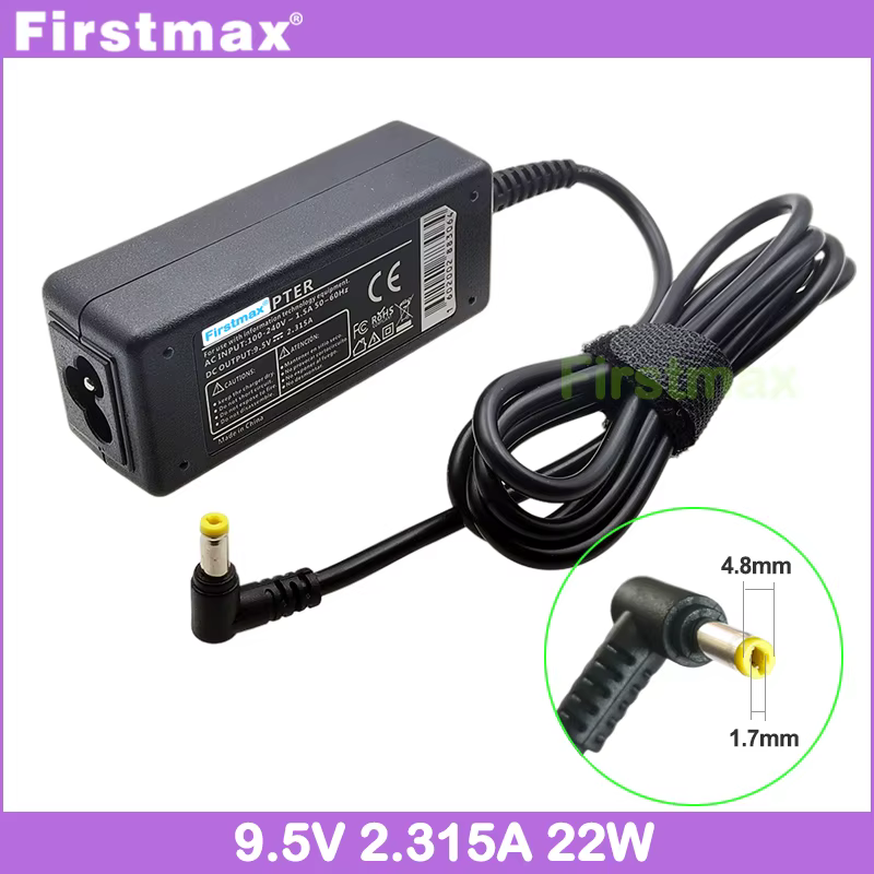 Chargeur adaptateur secteur pour ordinateur portable, 22W, 9.5V, 2.315A, Bali, Eee, PC, 12G, 20G, 2G