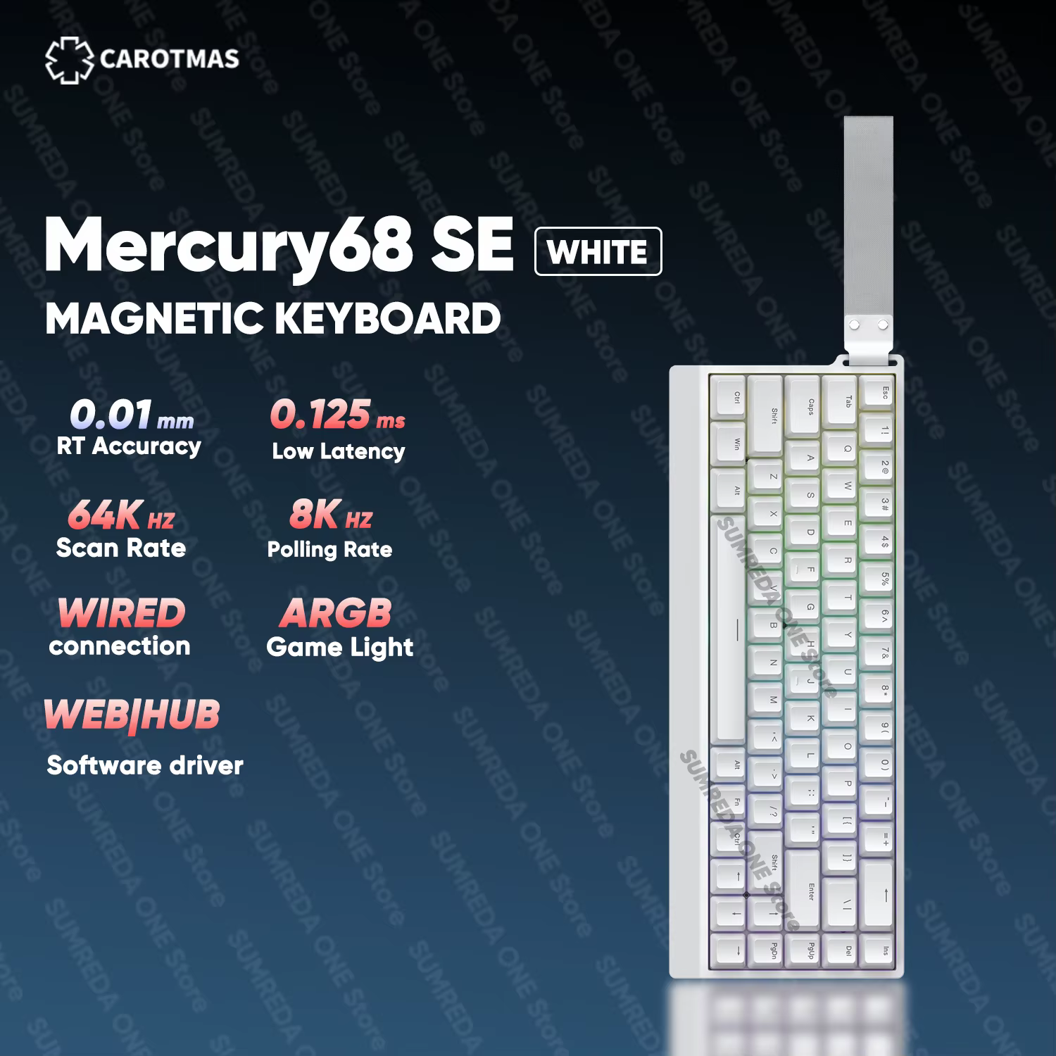 IROK Carotmas Mercury68 Max mars68 pro Mercury 68 clavier mécanique magnétique de jeu déclencheur ra