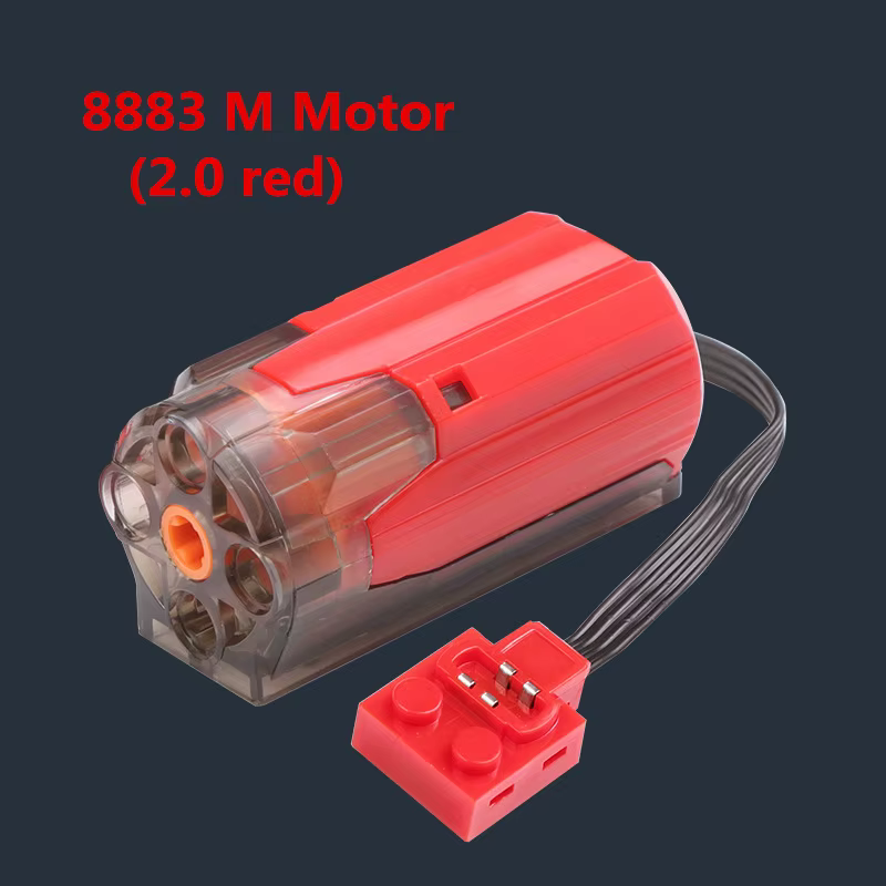 Servomoteur M/L/XL, Version améliorée, gris/noir/rouge, fonctions d'alimentation technique, moteurs