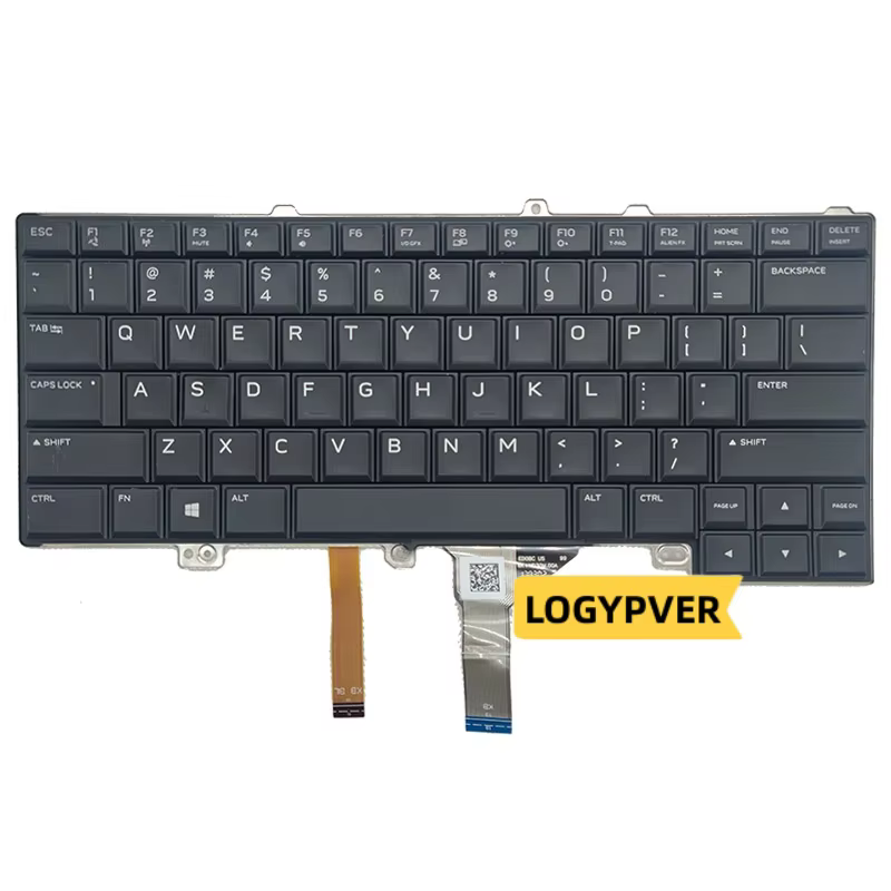 Clavier 13 R3 15 R3 15 R4 14 R4 P69F P81G Pour DELL Alienware avec Rétro-Éclairé NSK-ED0BC US Anglai
