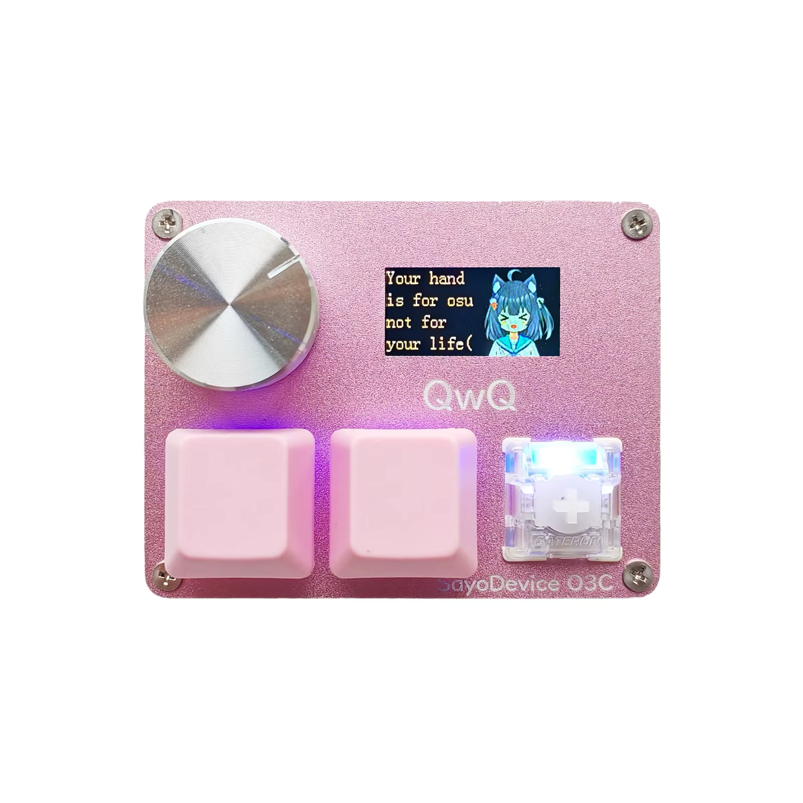 Gateron KS-20 commutateurs blancs SayoDevice OSU O3C commutateurs magnétiques à déclenchement rapide