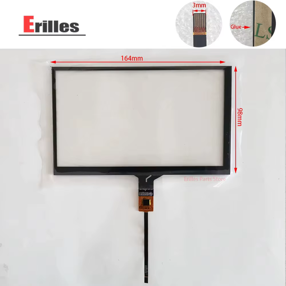 Nouveau 7 pouces 165mm * 100mm 164mm * 99mm 6pin GT911 écran tactile numériseur pour JR-007-01 JR-00