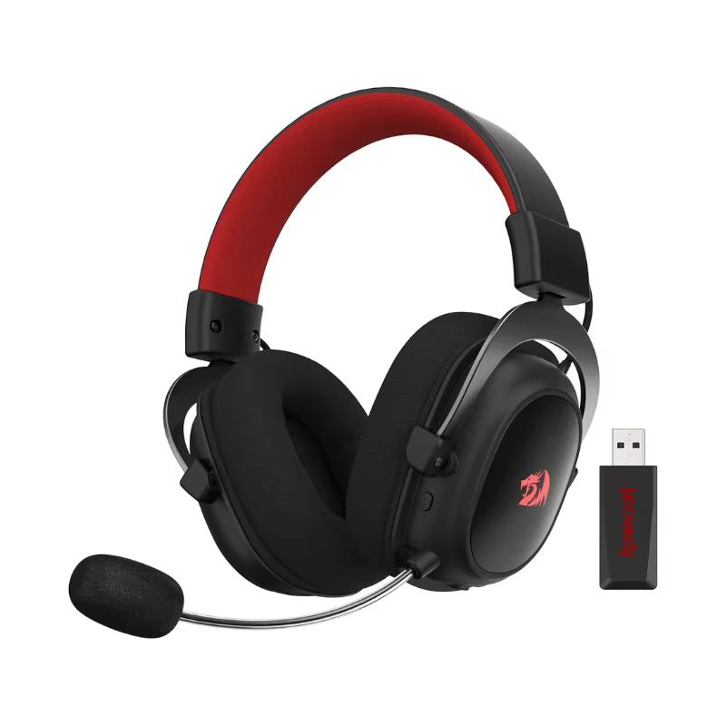 Redragon H510 PRO Zeus-X RGB casque de jeu sans fil 7.1 son Surround 53MM pilotes Audio multi-platef