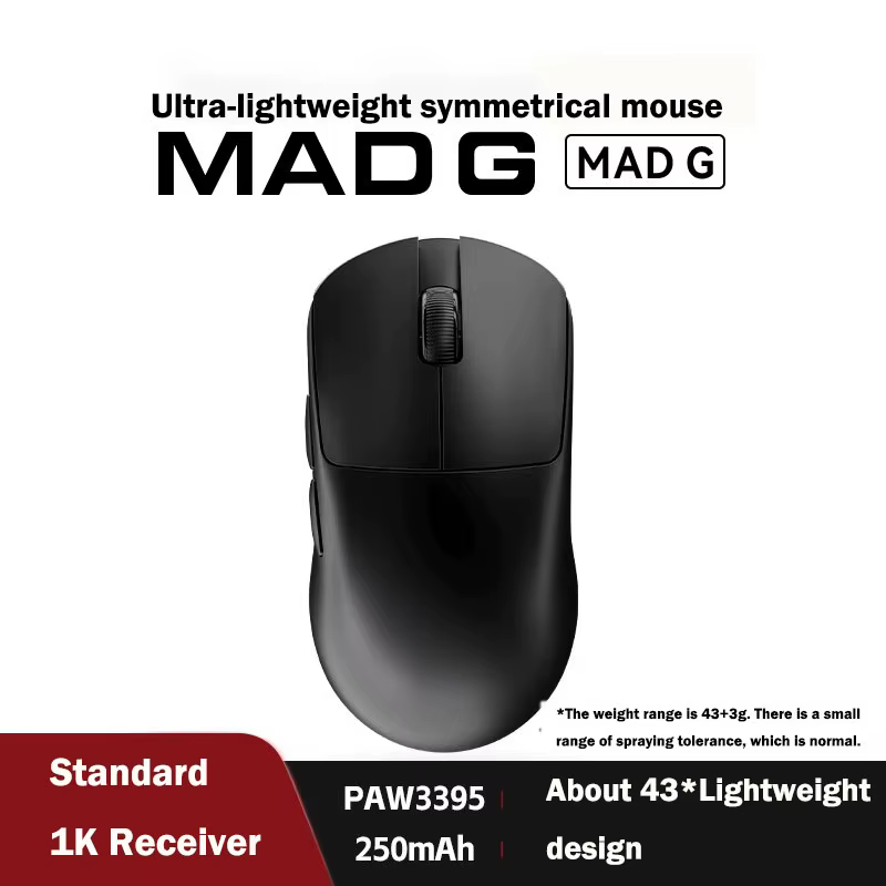 FGG Madlions Mad G Pro Max souris sans fil Ultra-légère originale 8K HZ double Mode faible latence P
