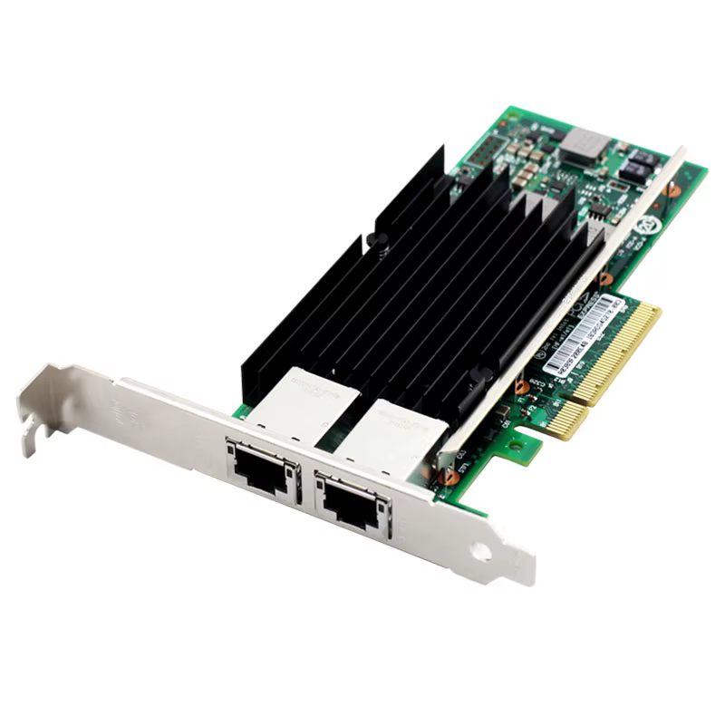 X540-T2 Chipset Intel PCIe x8 double cuivre RJ45 10Gbps Port Ethernet carte réseau PCIE-X8 X16