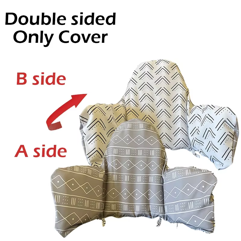 Coussin de chaise haute pour siège de bébé, chaise de salle à manger, canapé, impression Double face