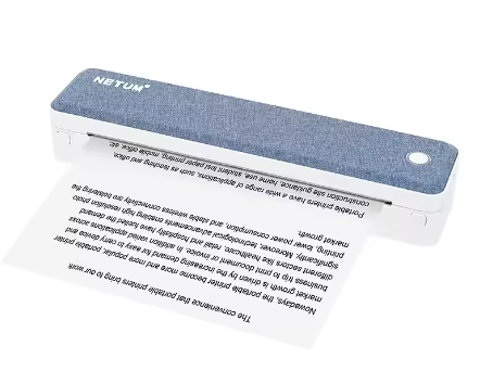 A4 Bluetooth voyage d'affaires imprimer partout sans encre 203DPI Portable imprimante thermique Rech