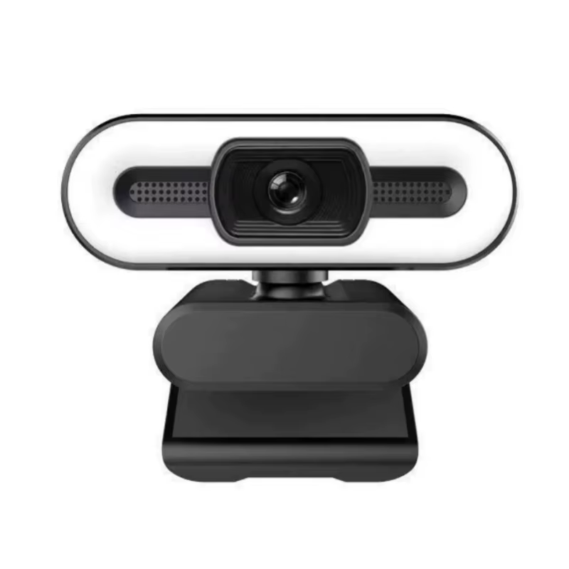 Webcam 4K 2K avec lumière de remplissage, Webcam Portable pour PC, Autofocus HD 1080P, caméra d'ordi