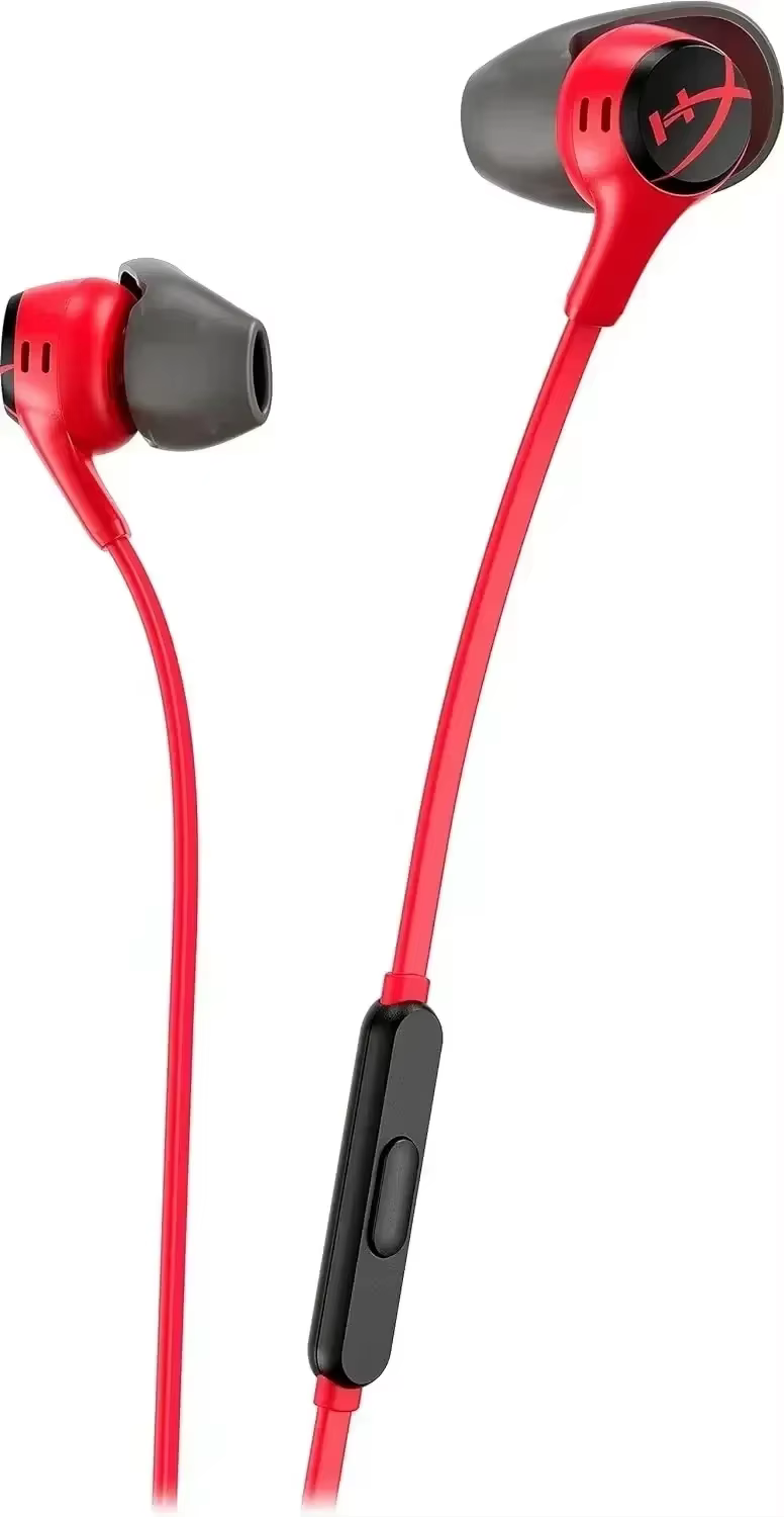 Écouteurs de jeu HyperX Cloud Earbuds II 2 avec micro, audio immersif filaire pour jeux, casque intr
