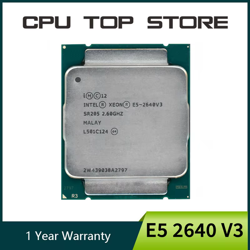 Processeur Intel Xeon E5 2640 V3 2640V3 2,6 GHz 8 cœurs LGA 2011-3