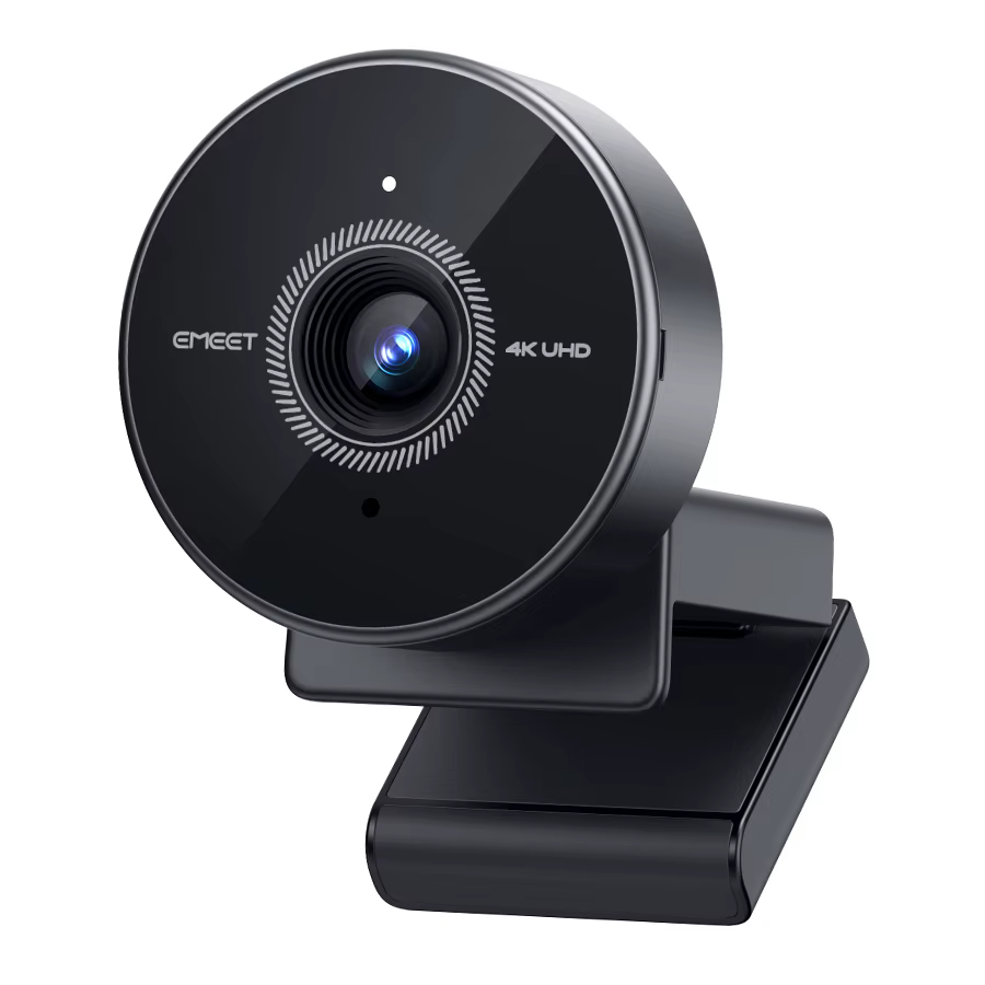 Webcam EMEET 4K avec autofocus, caméra web 1080p 60fps 70 ° Webcam FOV pour ordinateur, caméra USB p