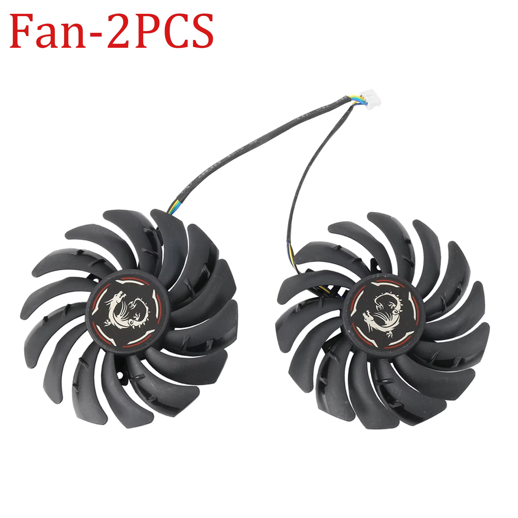 Ventilateur de carte graphique pour MSI GTX 1650 1660 Ti Super GAMING X, 87MM, DC12V 0.40A 4PIN GTX1