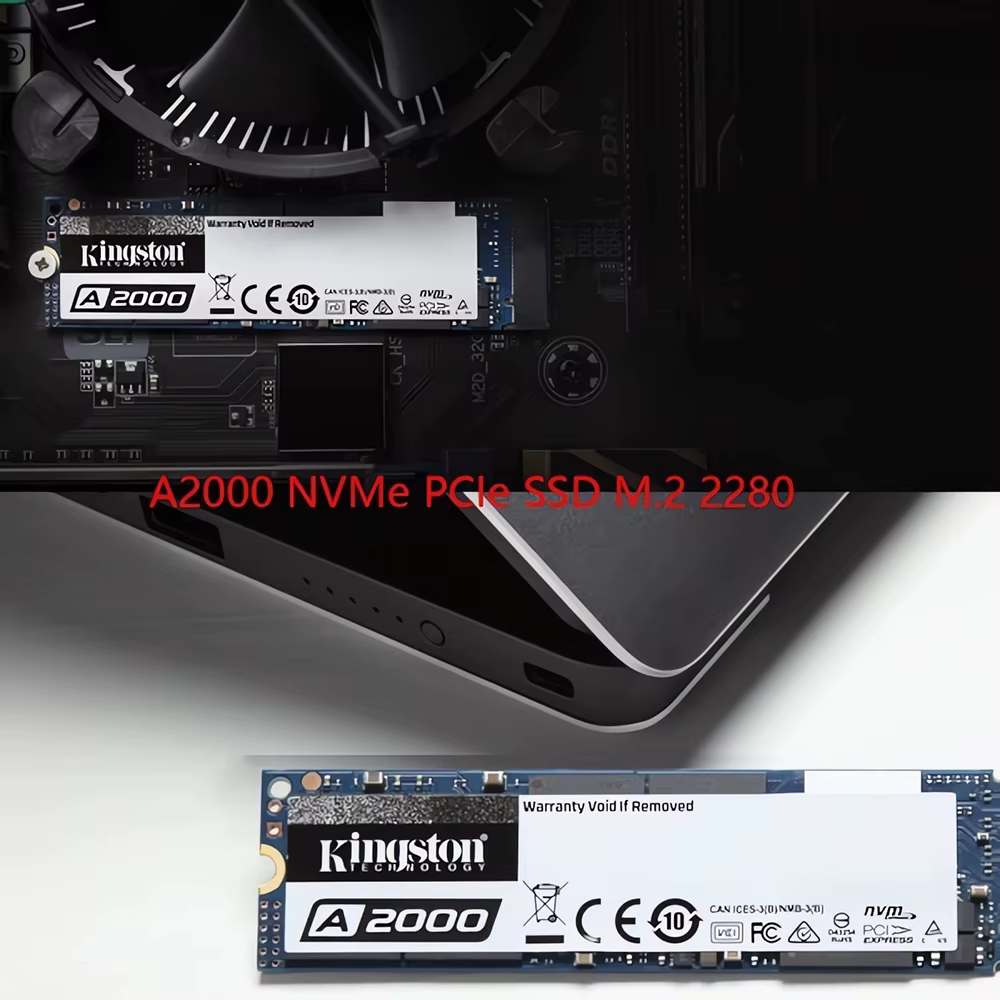 Kingston-Disque dur interne SSD NVMe PCIe, M.2 2280, 250 Go, 500 Go, 1 To, pour ordinateur de bureau