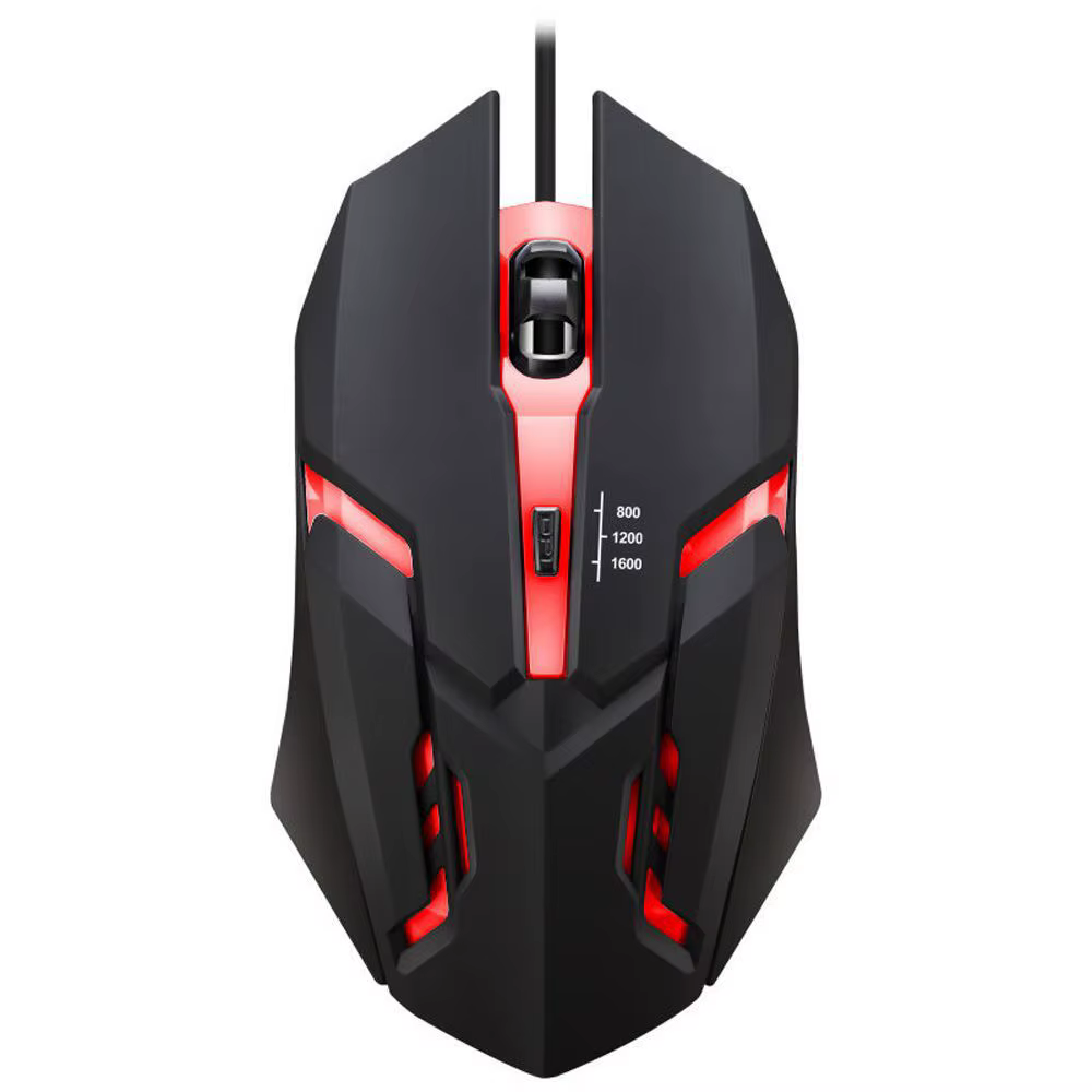 20251 PC identique M01 sport LED lumineux rétro-éclairé USB filaire souris de jeu pour ordinateur de