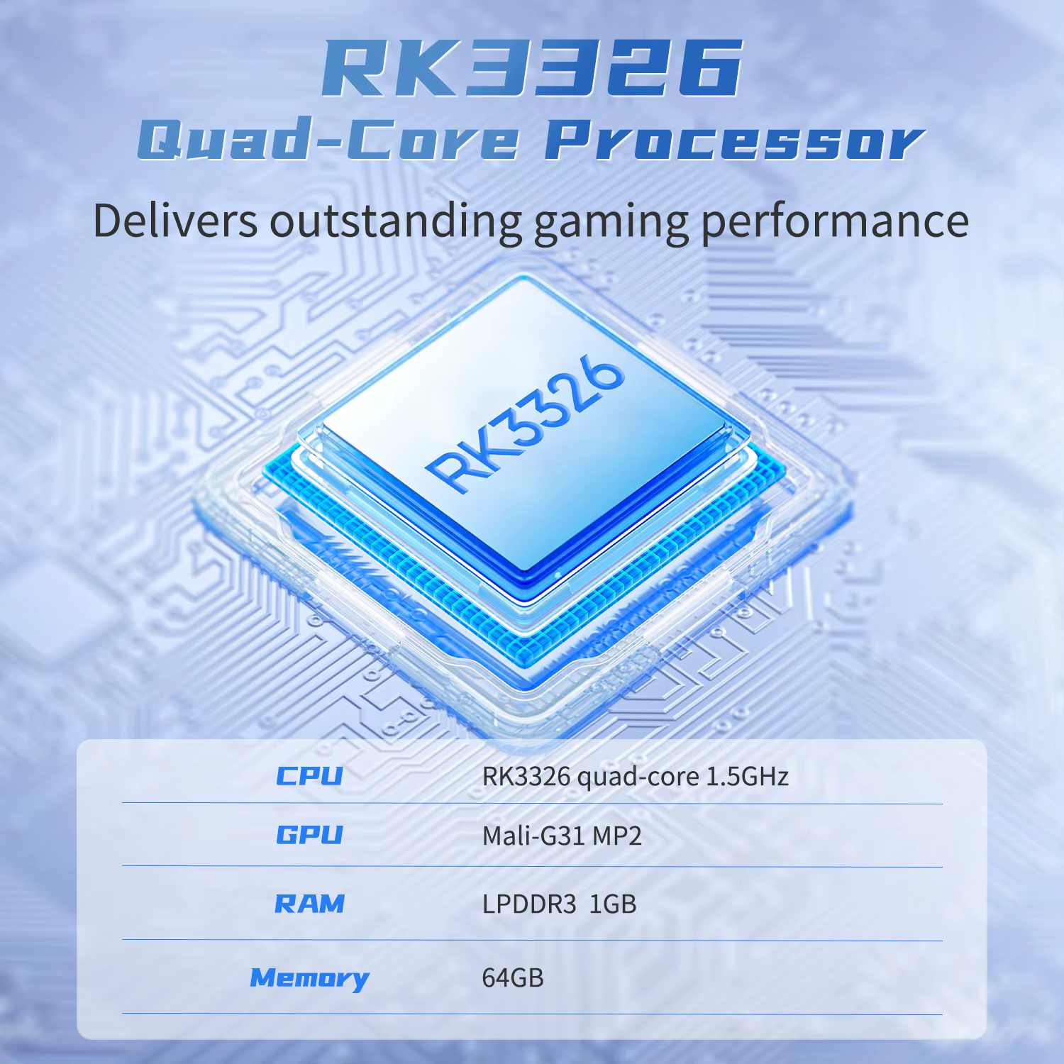 G350 Console de jeu Portable rétro système Linux 64 bits 3.5 "écran IPS RK3326 3200 mAh Console Port
