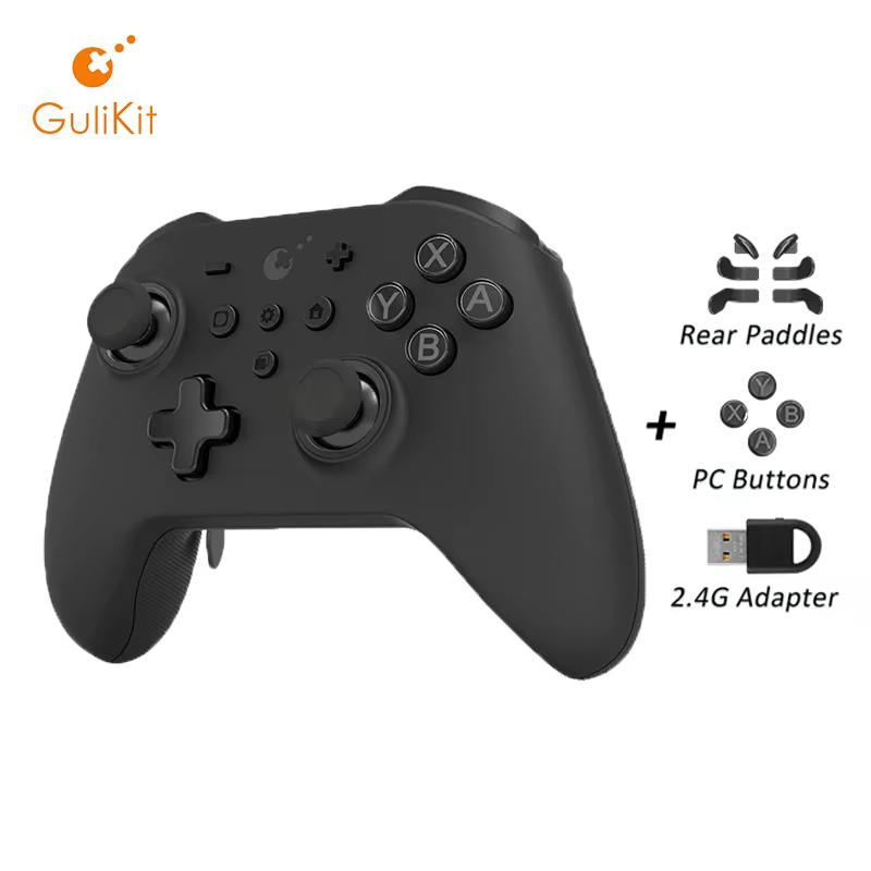 Manette de jeu GuliKit KK3 MAX NS39 KingKong 3 avec manettes et déclencheurs à effet Hall pour Windo
