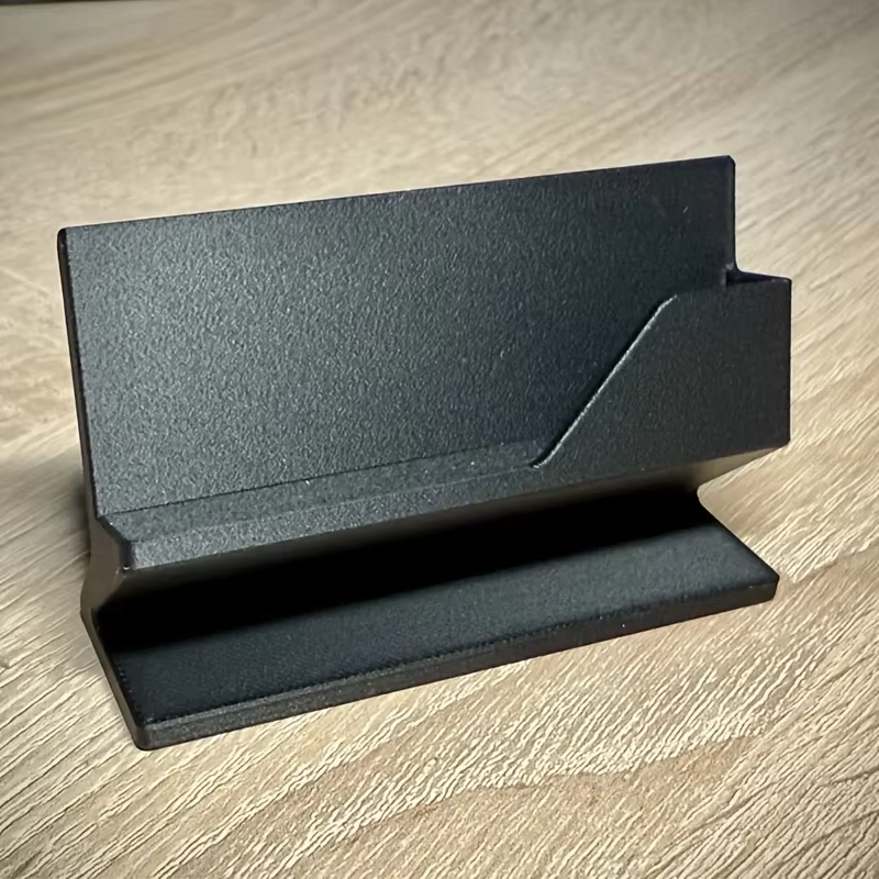 Porte-cartes de visite minimaliste en plastique, organisateur de bureau pour ranger et présenter vos