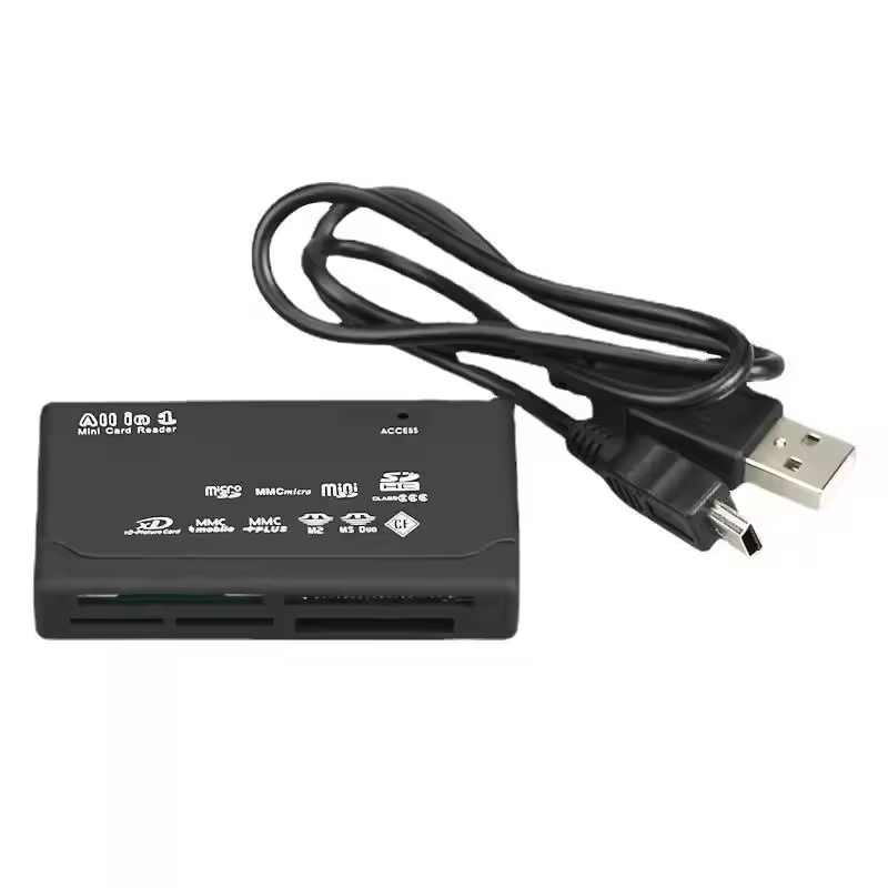 Lecteur de carte mémoire tout-en-un pour USB externe SD Mini Micro M2 MMC XD CF lecteur de carte mém