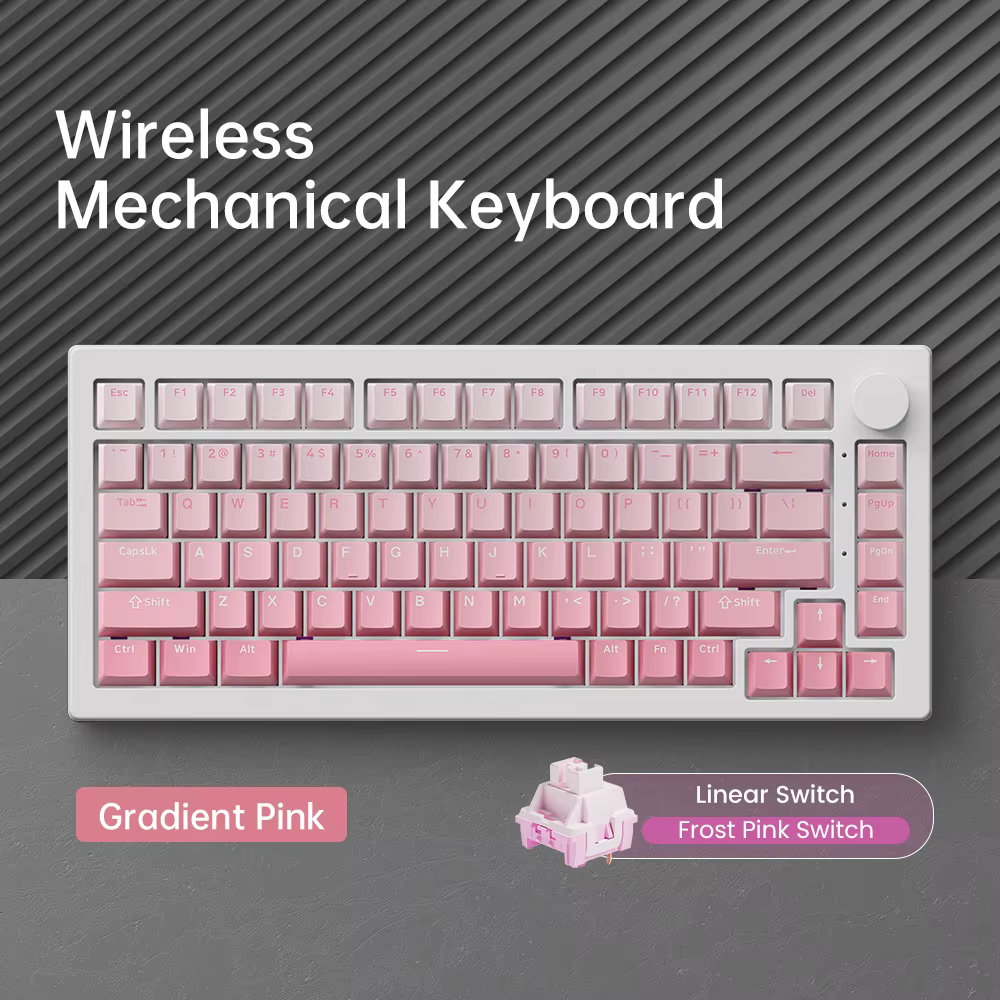 Akko 5075 V3 75% clavier mécanique 8000/10000mAh 2.4GHz sans fil/filaire type-c/BT 5.0 joint rvb d'é