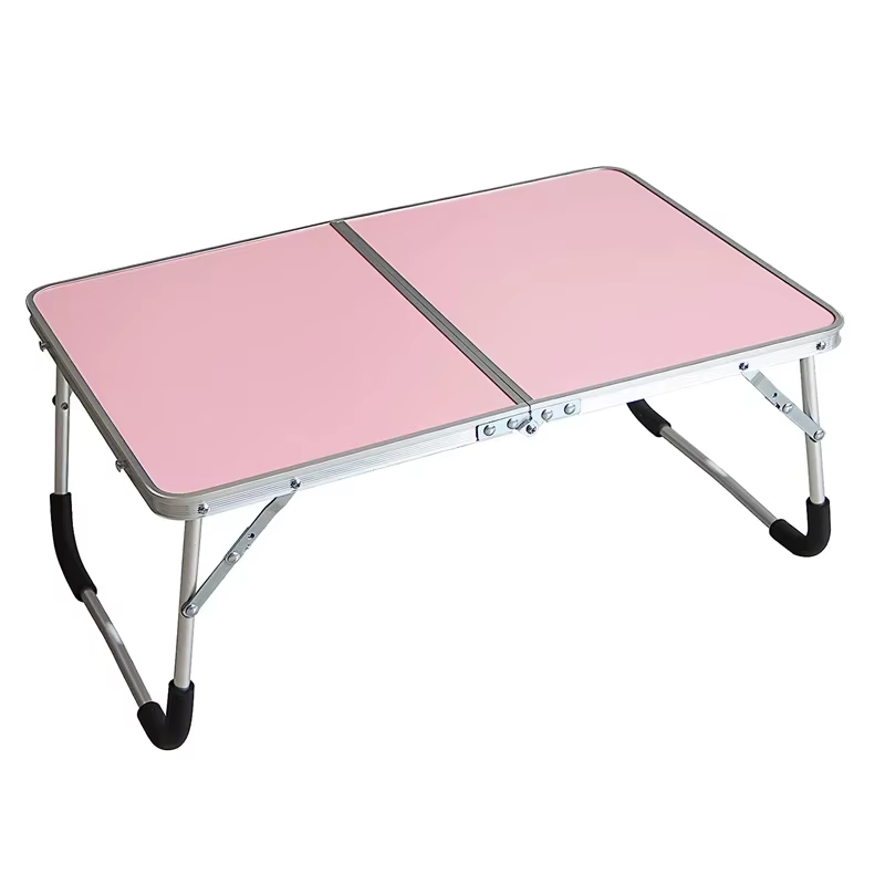 Bureau de lit pour ordinateur portable, table pliable, table d'étude portable, bureau/support pour o
