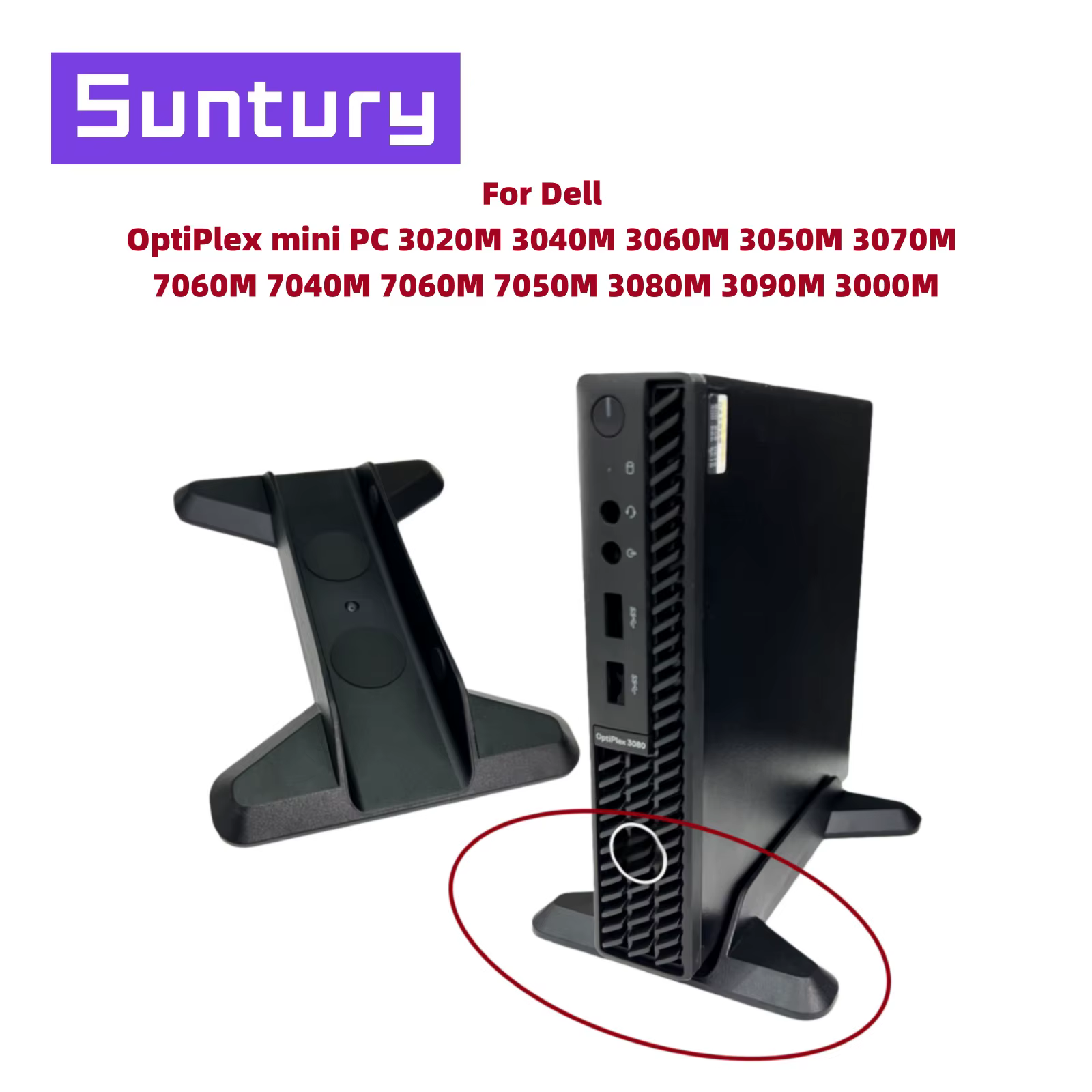 Support vertical pour mini PC Dell OptiPlex 3020M 3040M 3060M 3050M 3070M 7060M 7040M 7060M 7050M 30