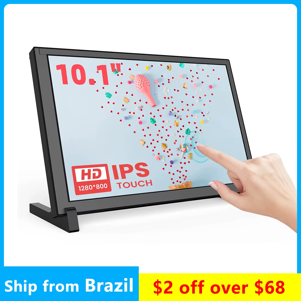 Eyoyo moniteur 10.1 pouces écran tactile capacitif Portable 1280x800 IPS affichage pour Raspberry Pi