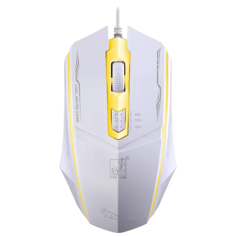 Souris de jeu rétroéclairée pour Lol DOTA, 1600 Dpi, ergonomique, optique, Ooffice, ordinateur porta