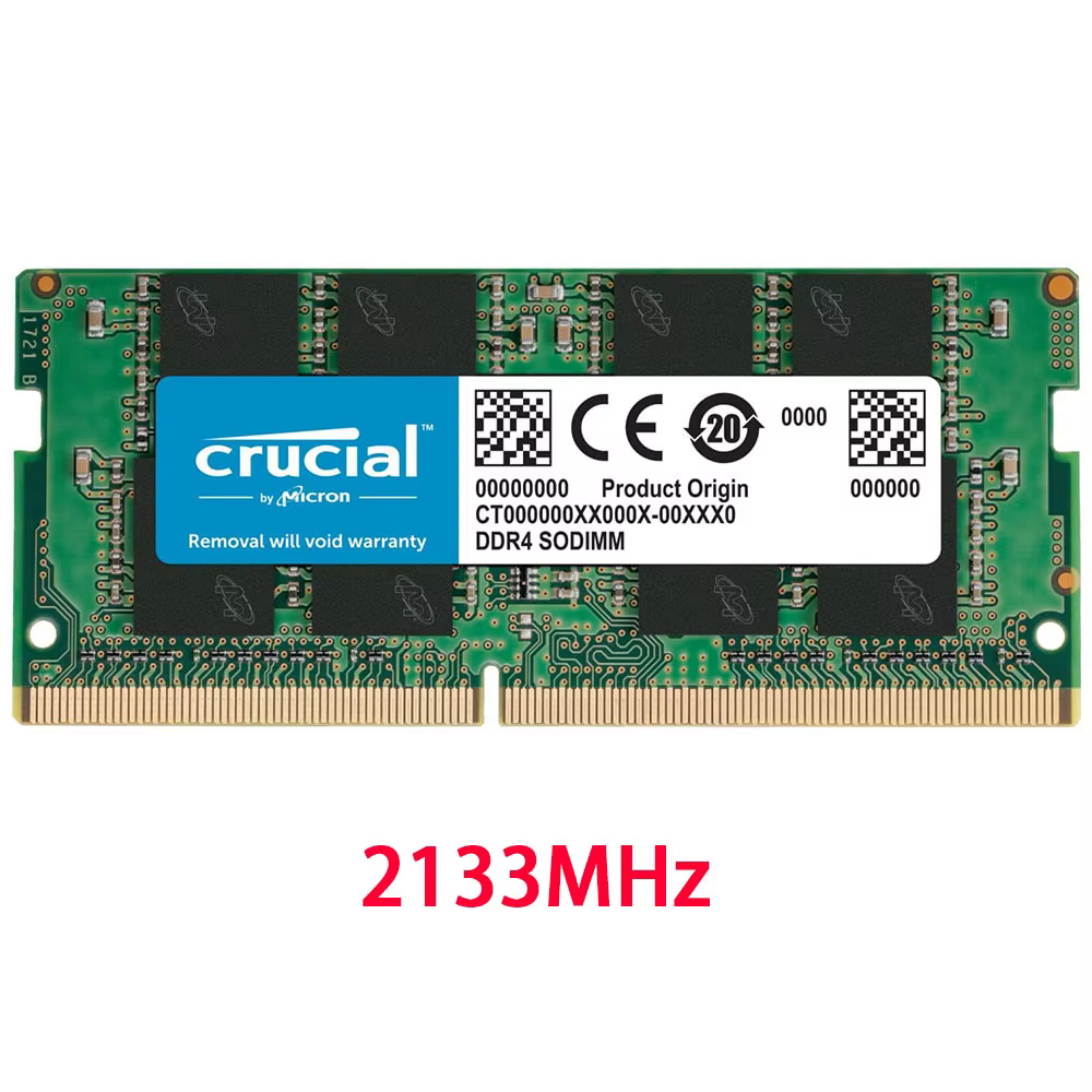 Crucial DDR4 RAM 16GB 32GB 4GB 8GB 3200MHz 2133 2400 2666MHz mémoire d'ordinateur portable SODIMM PC