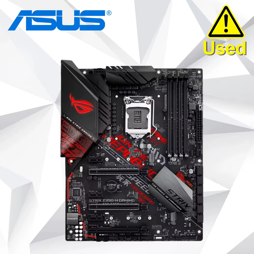 ASUS ROG Strix Z390-H carte mère de jeu LGA1151 (Intel 8e et 9e génération) ATX DDR4 DP HDMI M.2 USB