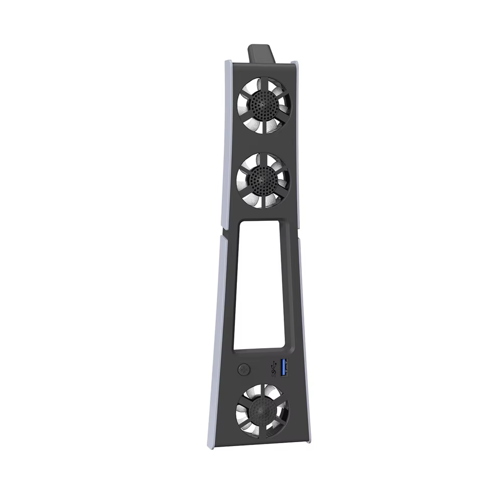 Ventilateur de refroidissement de jeu, système de refroidissement efficace avec lumière LED, réducti