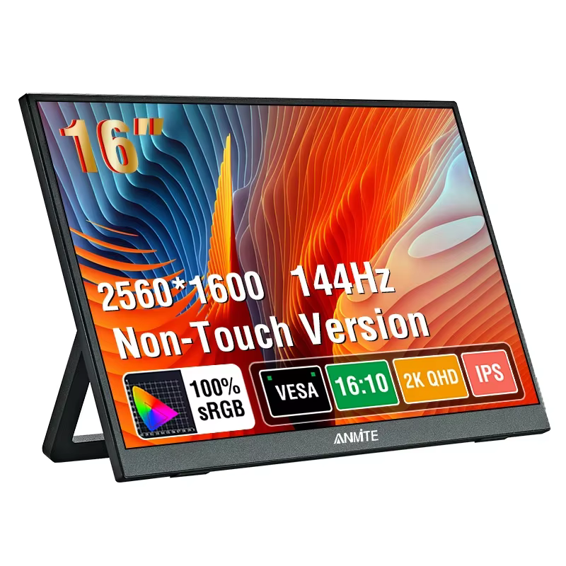 Moniteur tactile portable 16 pouces 2,5K 144 Hz, option non tactile, 16:10, 100 % sRGB, 500 cd/m², é