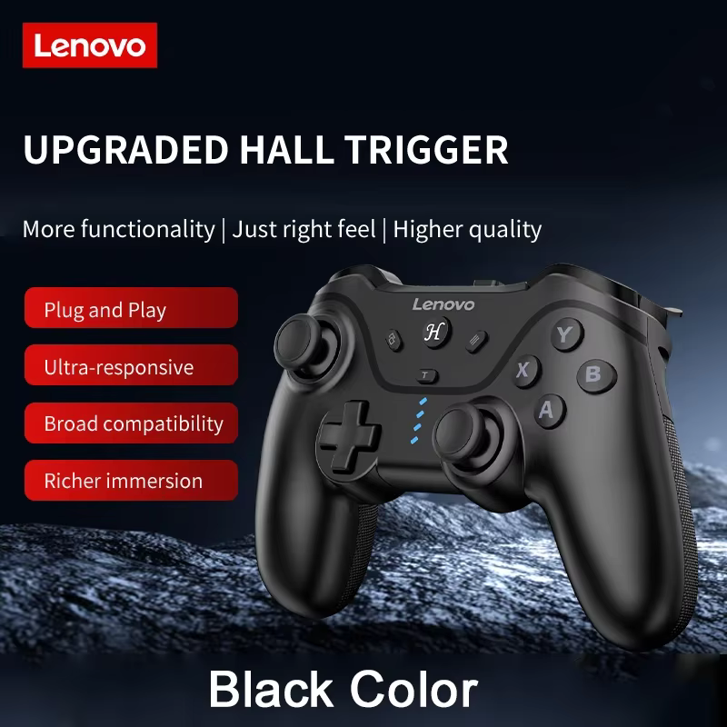 Original Lenovo P01 contrôleur de jeu filaire 5 vitesses moteur de Vibration manette pour PC Switch 