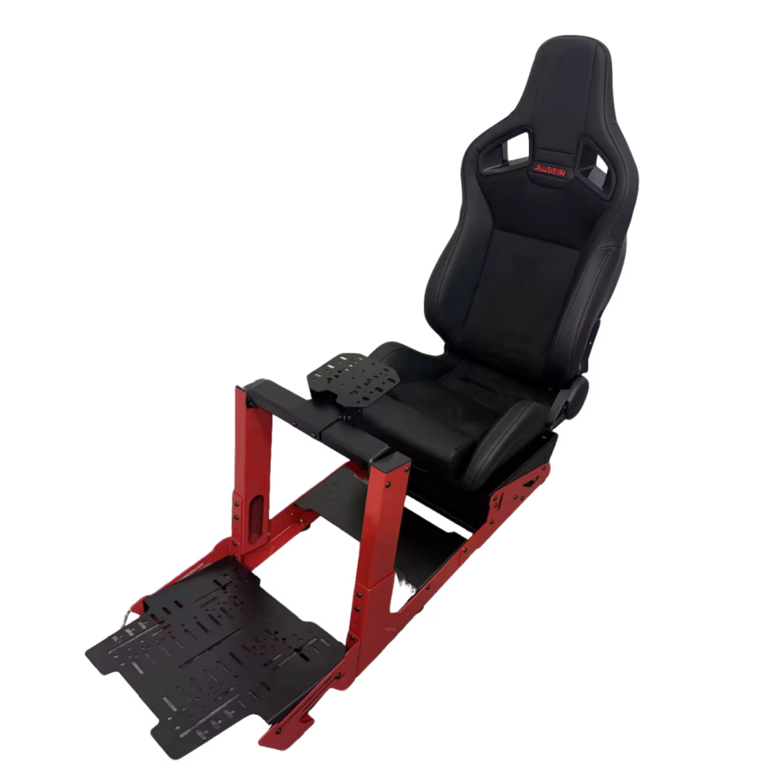 Cockpit de jeu de course 1012 rouge et noir, simulateur de course