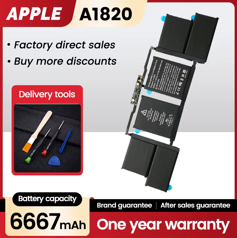 Bowanda A1820 batterie d'ordinateur portable pour Apple MacBook Pro 15 pouces Retina A1707 2016 2017