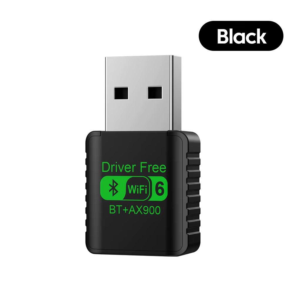 WiFi 6 AX900 Bluetooth 5.4 WiFi USB adaptateur carte réseau sans fil 2.4G et 5GHz antenne Wi-Fi pour