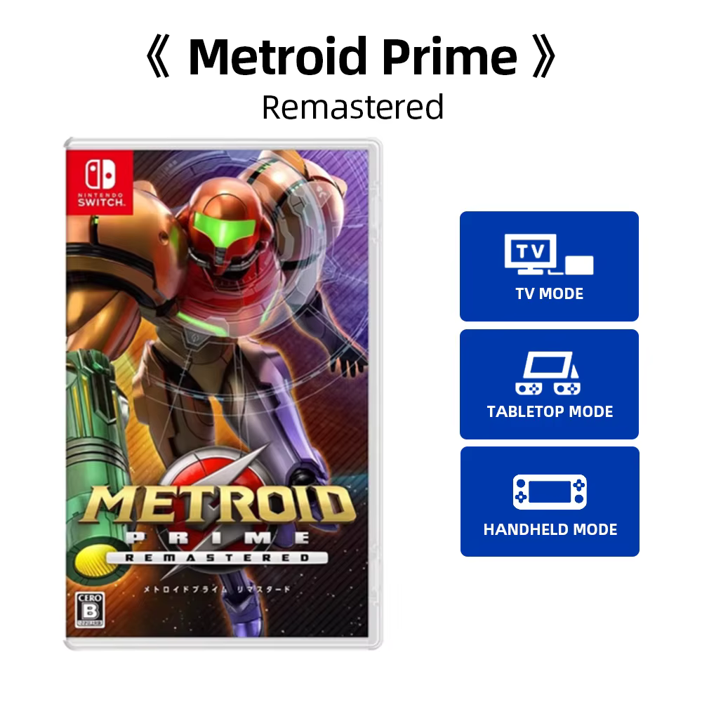 Metroid Prime remasterisé Nintendo Switch jeu offres physique pour Nintendo Switch OLED Lite Console