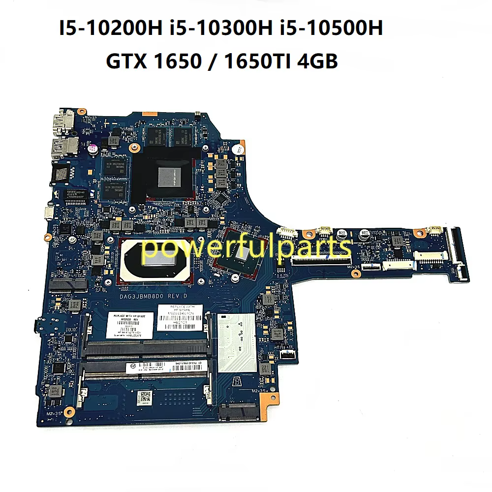 Carte mère pour HP Pavilion Gaming TPN-Q241 16T-A 16-A, DAG3JBMB8D0 M38775-601 M29565-601 M02033-601